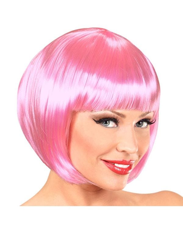 Pink Babe Bob Wig
