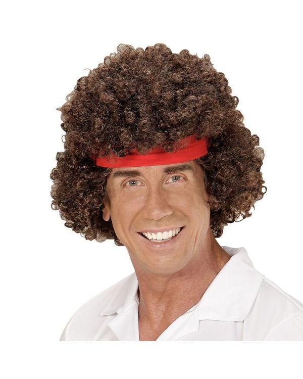 80s Tennis Player Wig