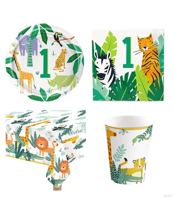 Wild One - Value Party Pack for 8