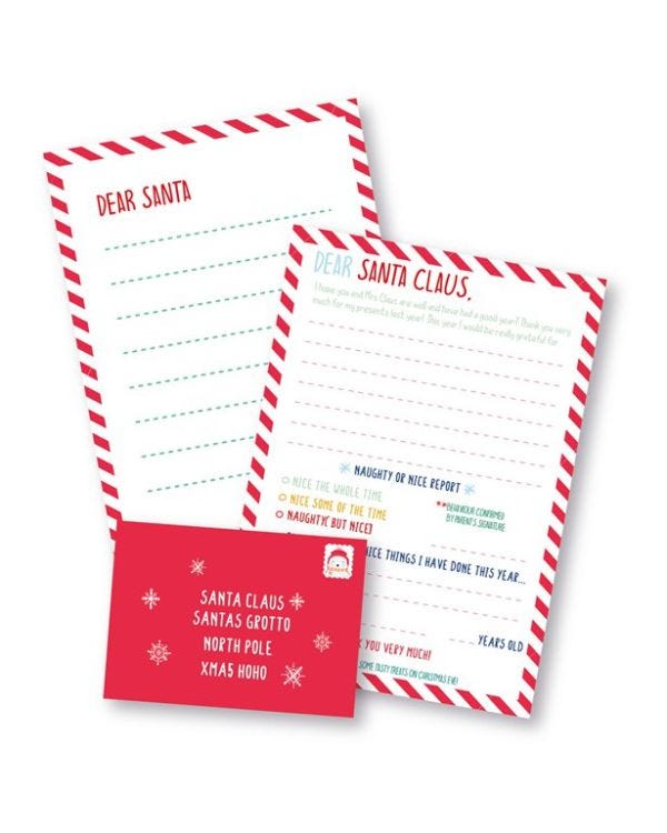 Letter to Santa Kit