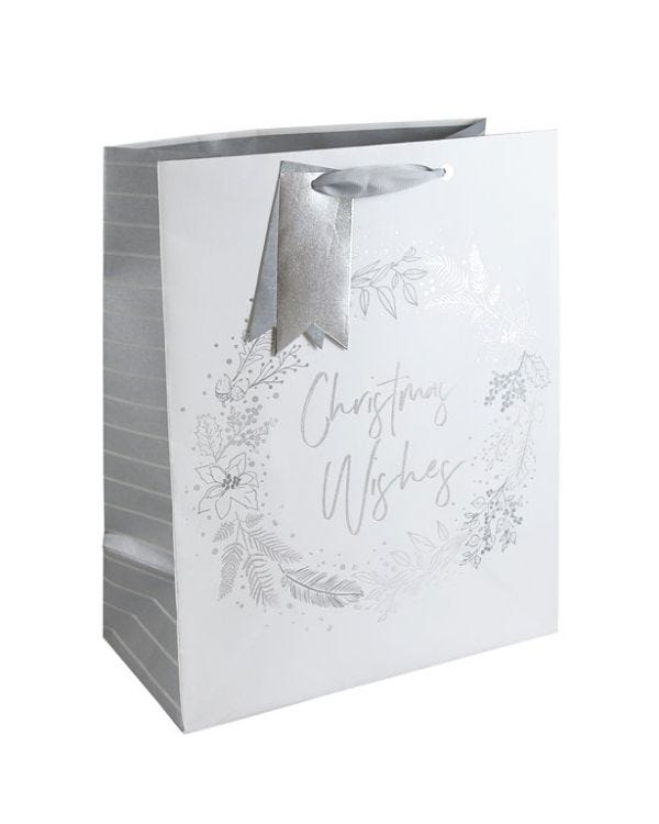 Christmas Wishes Gift Bag - 33cm x 26.5cm