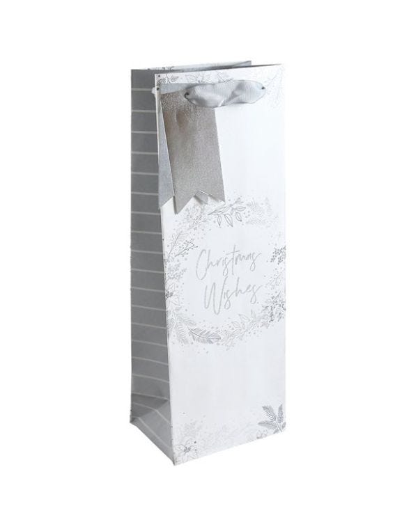 Christmas Wishes Bottle Bag - 35.5cm x 12.5cm