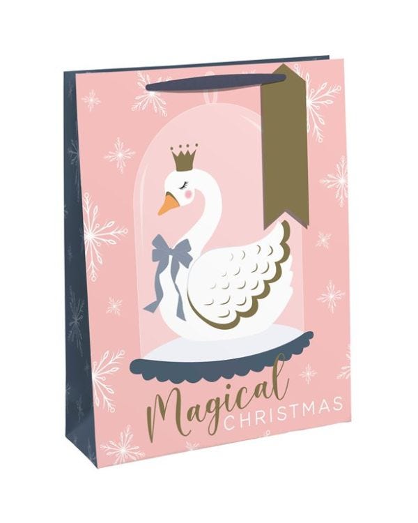 Cute Swan Extra Large Gift Bag - 45.5cm x 33cm