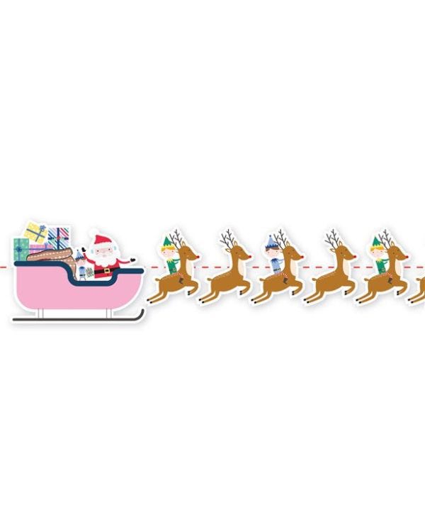 Santa&#039;s Sleigh Banner - 2m