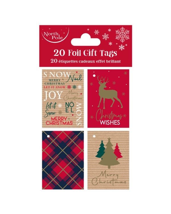 Tartan Gift Tags (20pk)