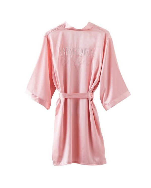 Blush Pink Brides Besties Hen Party Dressing Gown
