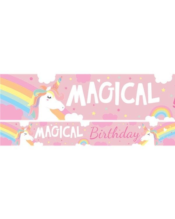 Magical Rainbow Paper Banners - 1m (3pk)