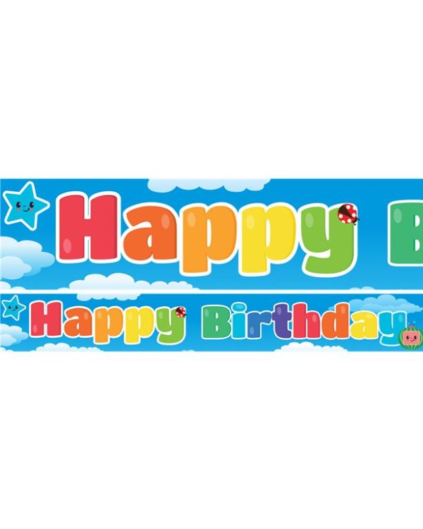 Cocomelon Paper Banners - 1m (3pk)