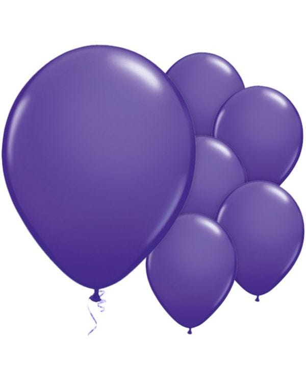 Purple Violet Balloons - 11&#039;&#039; Latex (100pk)