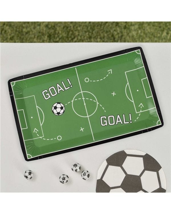 Football Paper Plates (8pk)