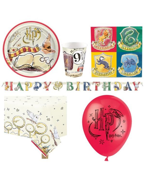 Harry Potter Super Deluxe Party Pack For 16