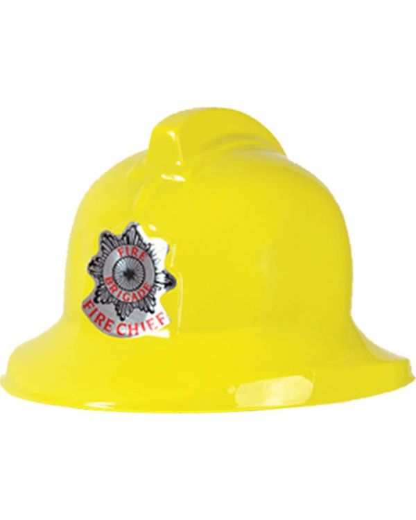 Yellow Fire Chief Hat - Child