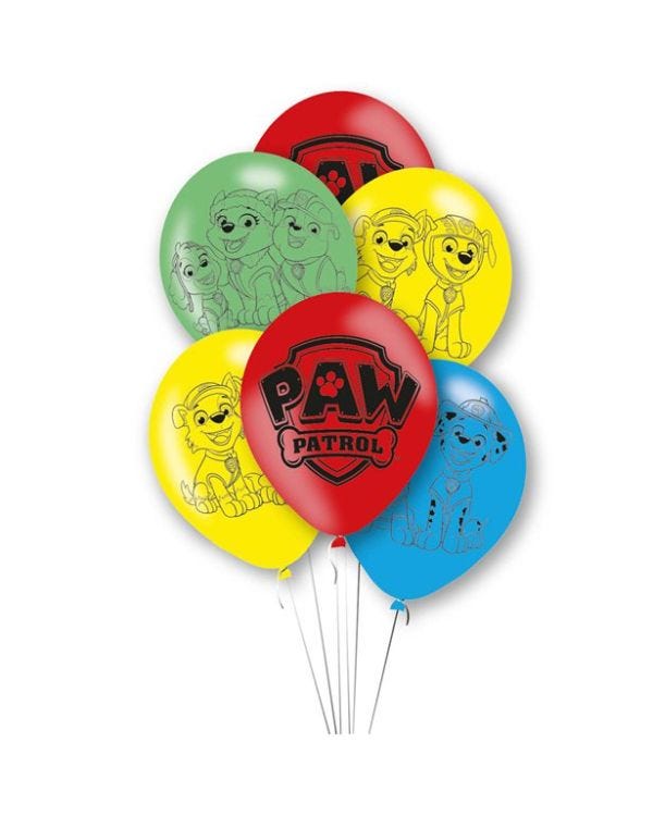 Paw Patrol Latex Balloons - 11&quot;