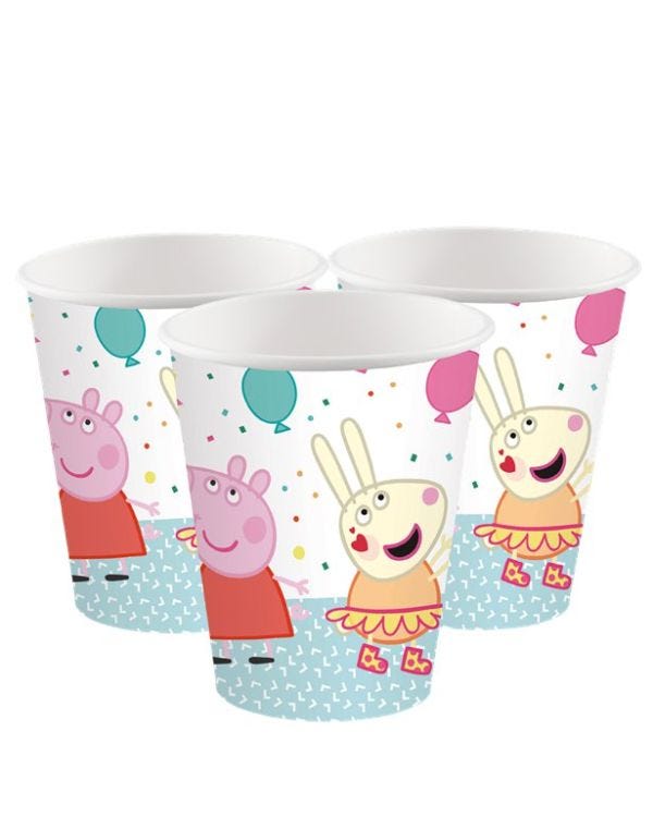 Peppa Pig Paper Cups - 250ml