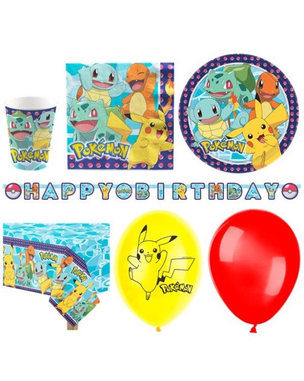Pokémon Party - Deluxe Party Pack for 16
