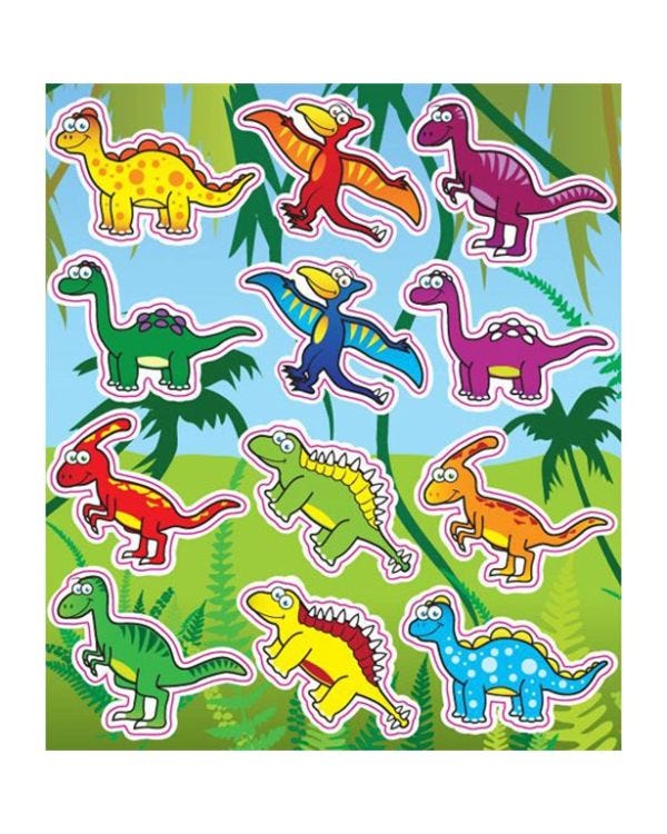 Dinosaur Sticker Sheet