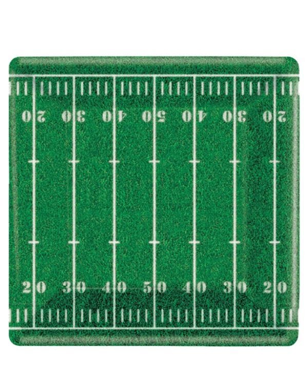 Touchdown Track Paper Plates - 23cm (8pk)