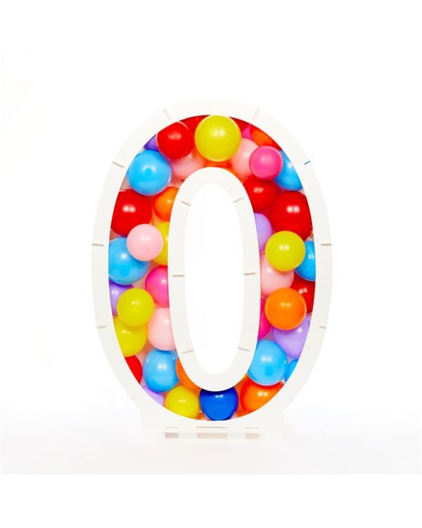 Balloon Mosaic Number Stand Kit -  0