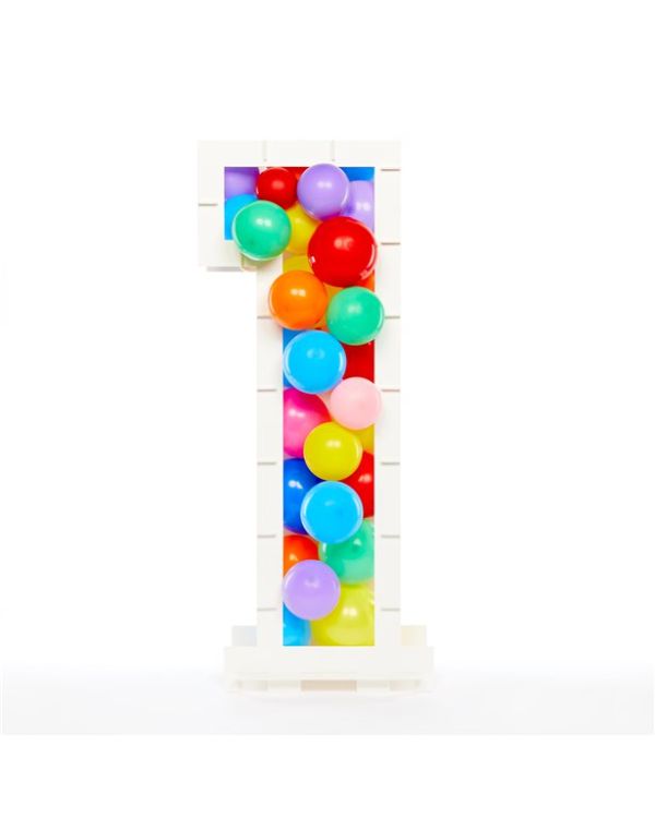 Balloon Mosaic Number Stand Kit -  1