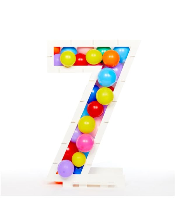 Balloon Mosaic Number Stand Kit -  7