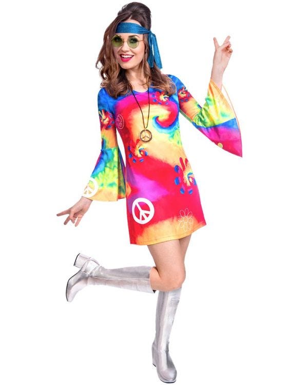 60s Free Spirit - Adult Costume