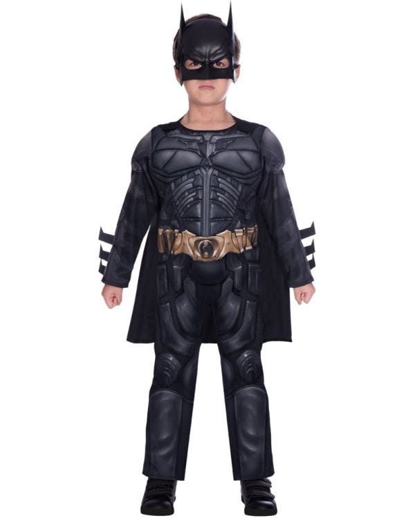 Batman Dark Knight Muscle Chest - Child Costume