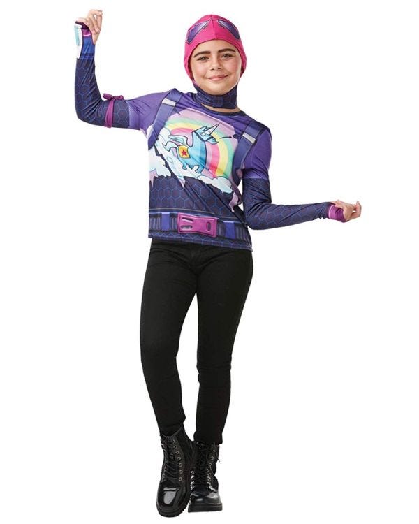 Fortnite Brite Bomber Kit - Child and Teen Costume