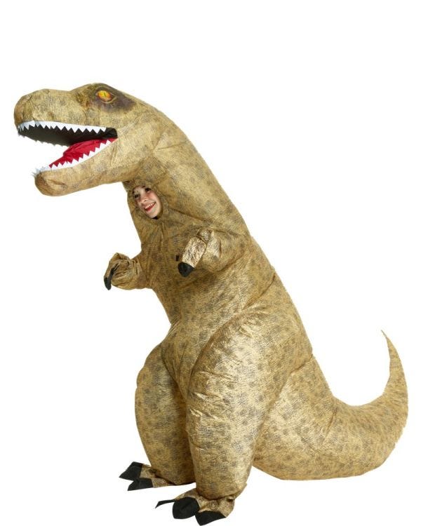 Giant Inflatable T Rex - Child Costume