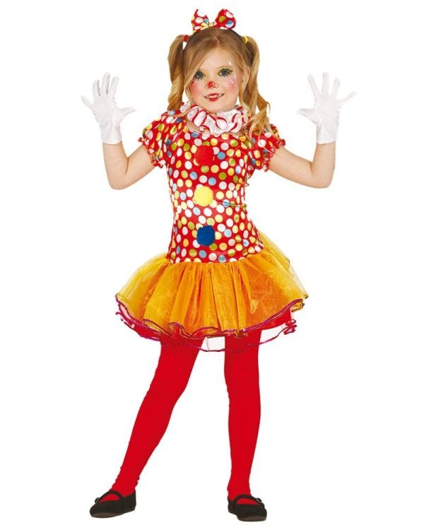 Little Clown Girl - Child Costume