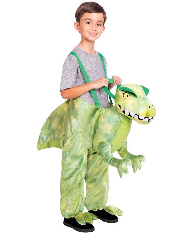 Ride On Dinosaur - Child Costume