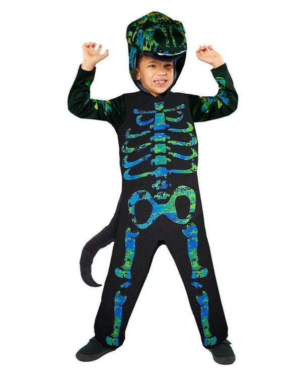 Skeleton Dino - Child Costume