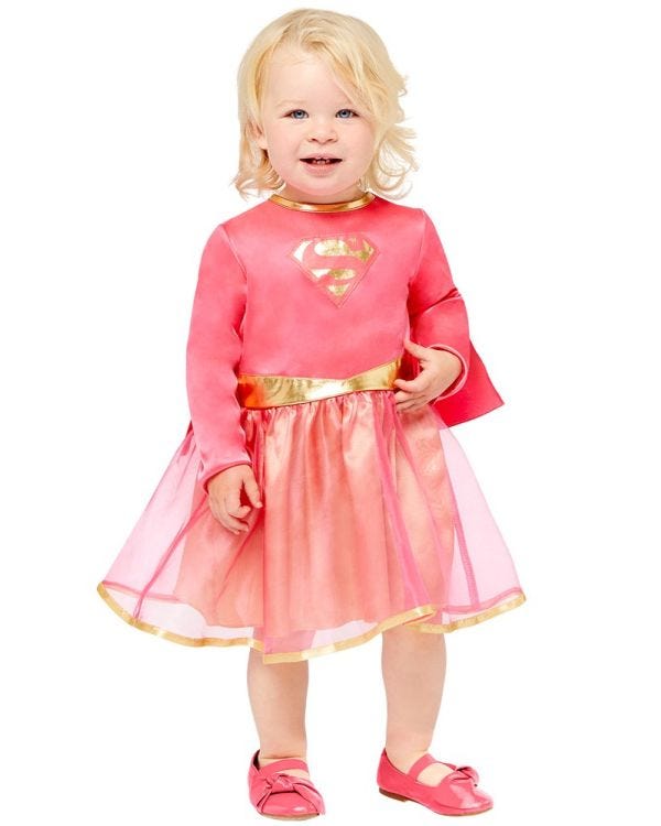 Little Supergirl Pink - Baby and Toddler Costume
