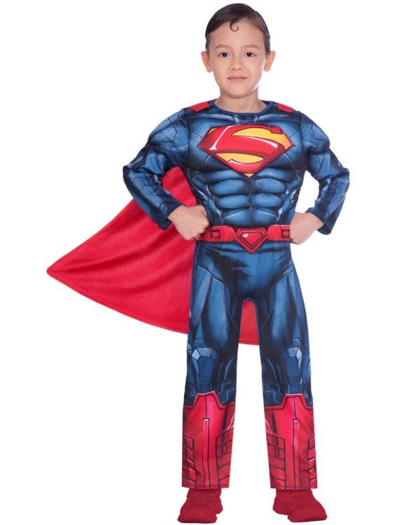 Superman Muscle Chest - Child Costume