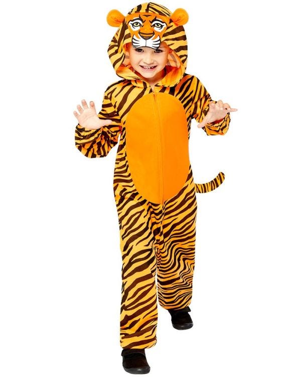 Tiger Onesie - Child Costume