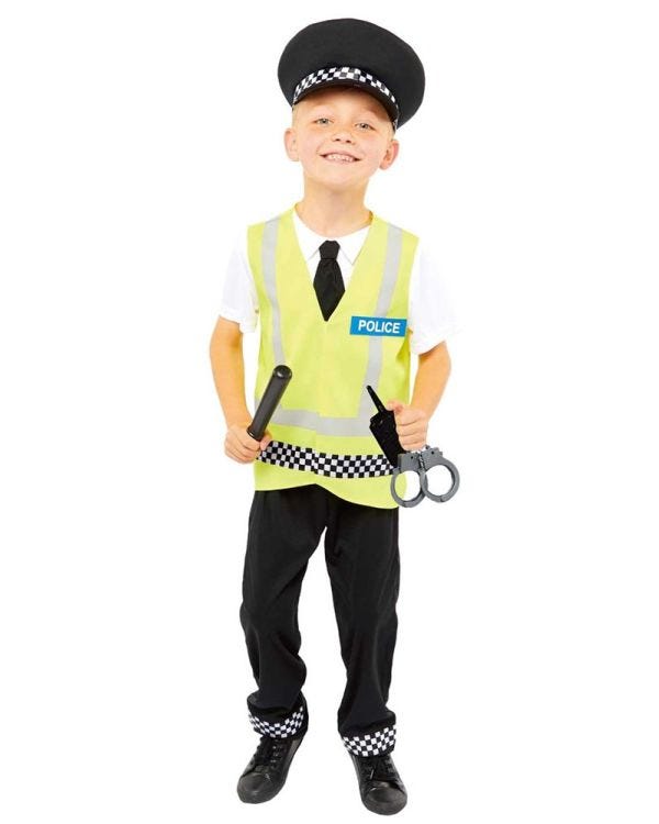 UK Police Officer - Child Costume