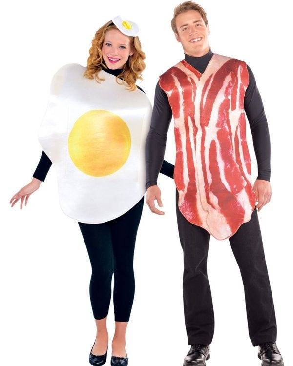 Breakfast Buddies Couple - Adult Costume