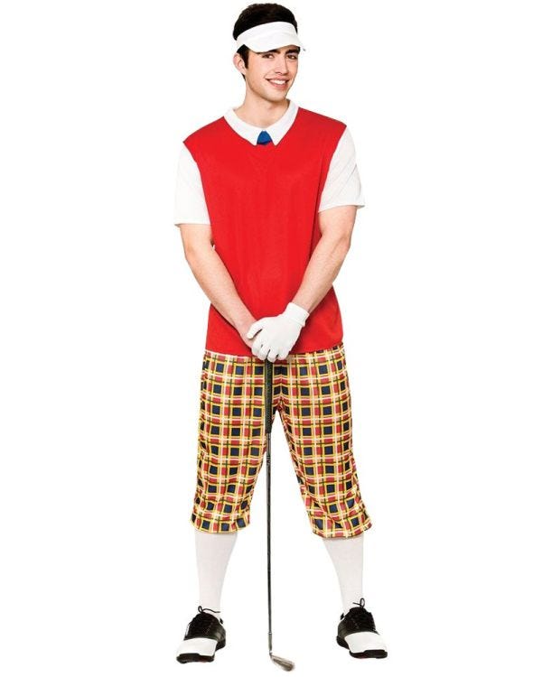 Funny Pub Golfer - Adult Costume