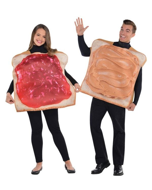 Peanut Butter And Jam Sandwich - Adult Costume