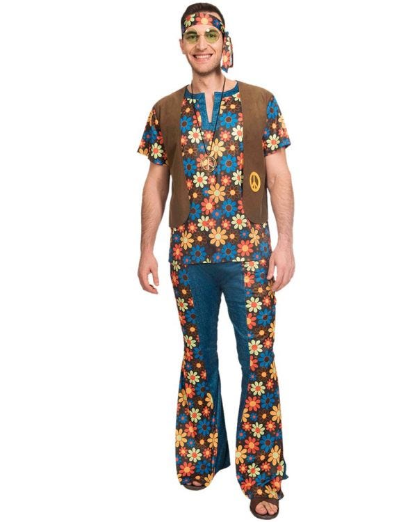 60s Groovy Hippie - Adult Costume