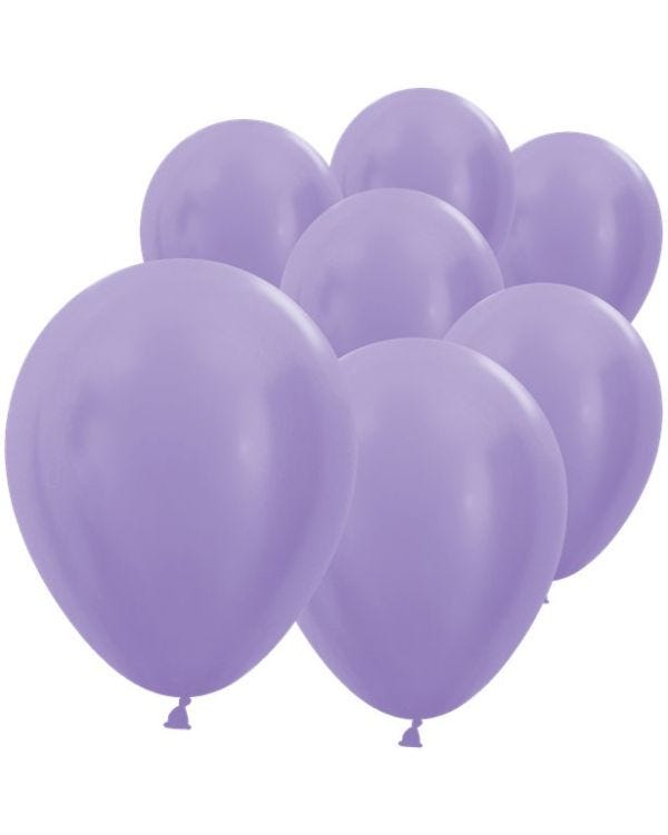 Satin Lilac Sempertex Latex Balloons - 5&quot; (100pk)