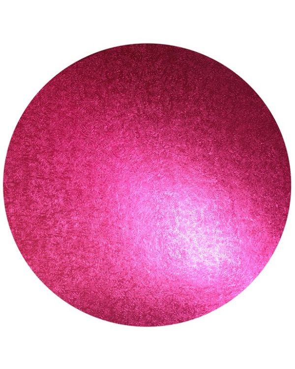 Cerise Pink Round Cake Drum - 10&quot;