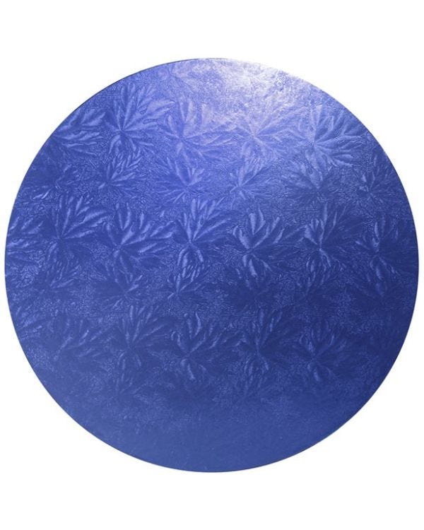Blue Round Cake Drum - 10&quot;