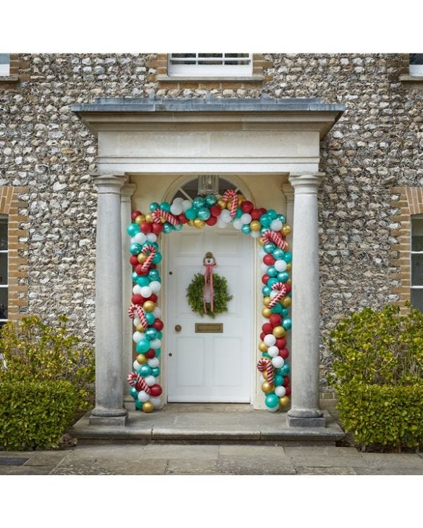 Novelty Christmas Balloon Door Arch - 240 Balloons