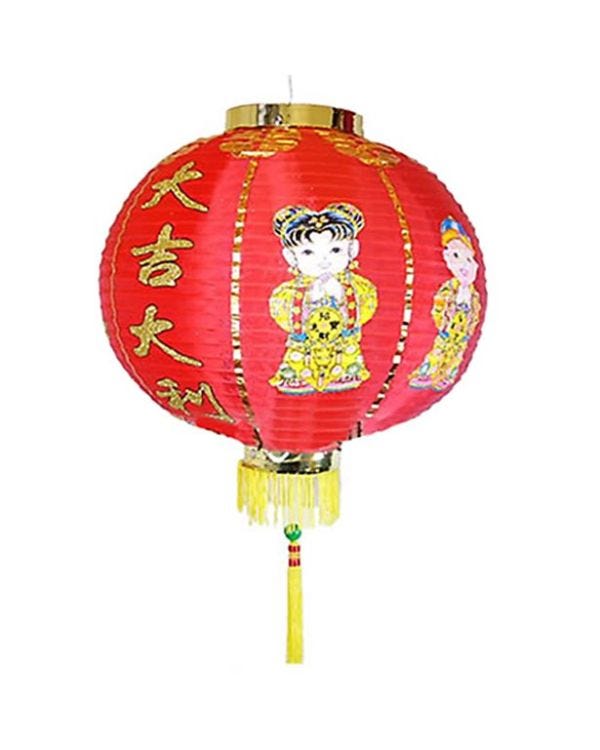 Chinese New Year Large Hanging Lantern (2pk)