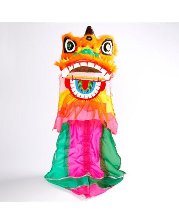 Chinese New Year Lion&#039;s Head with Mane - 3.5ft
