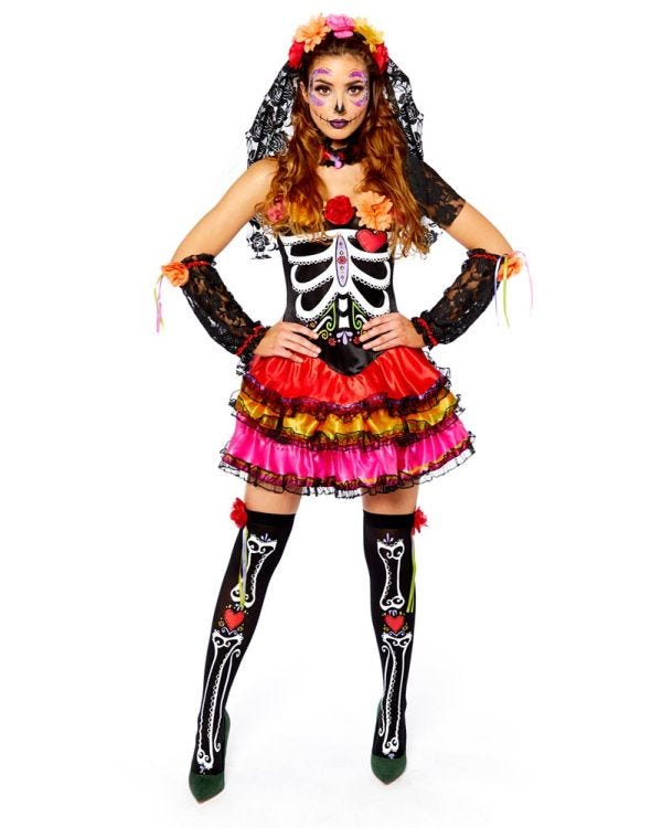 Day of the Dead Senorita - Adult Costume
