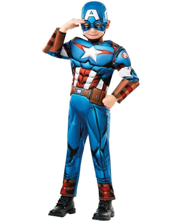 Captain America Deluxe - Child Costume