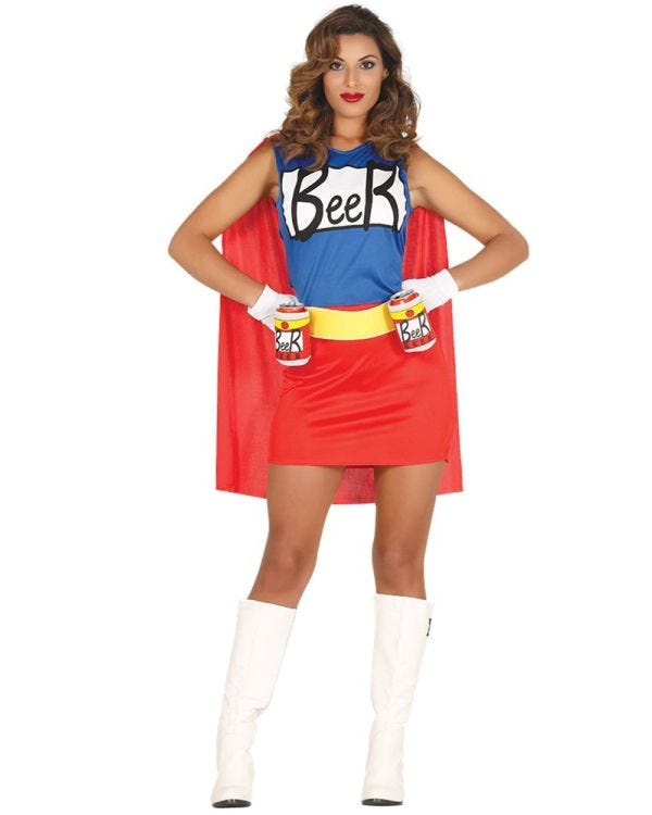 Beer Woman - Adult Costume