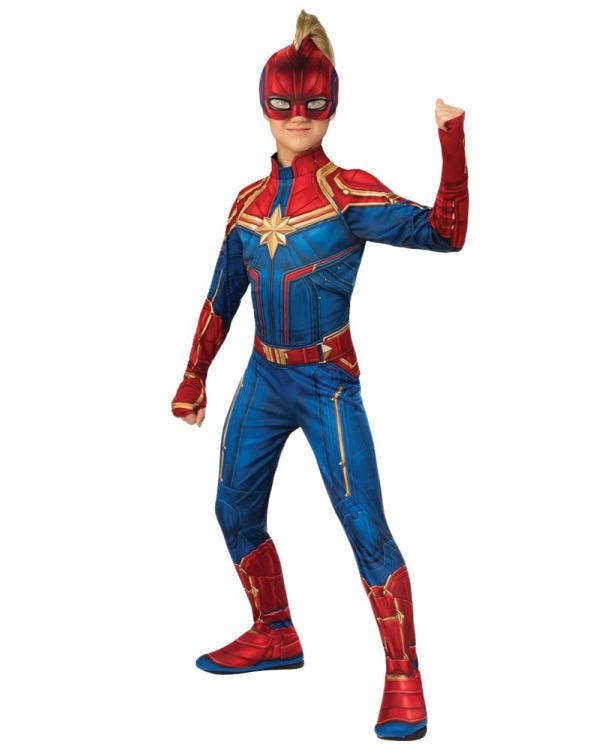Captain Marvel Hero Suit - Child Costume