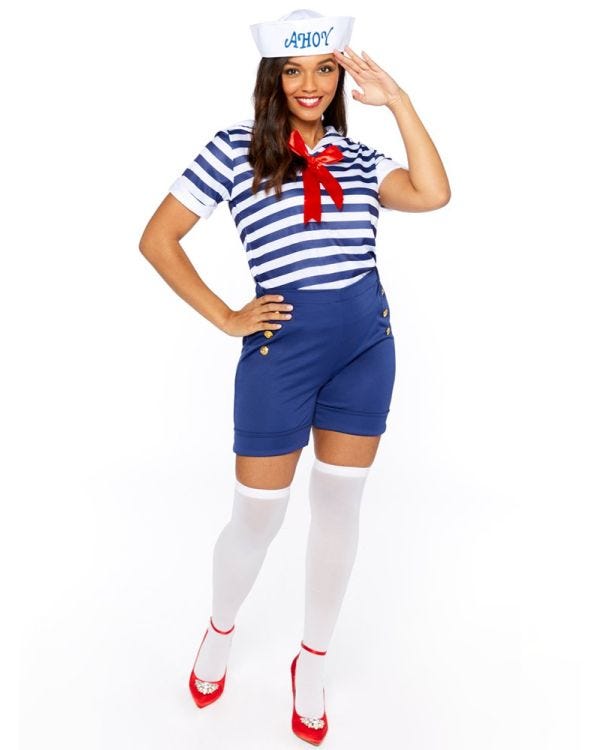 Sassy Sailor Ahoy - Adult Costume